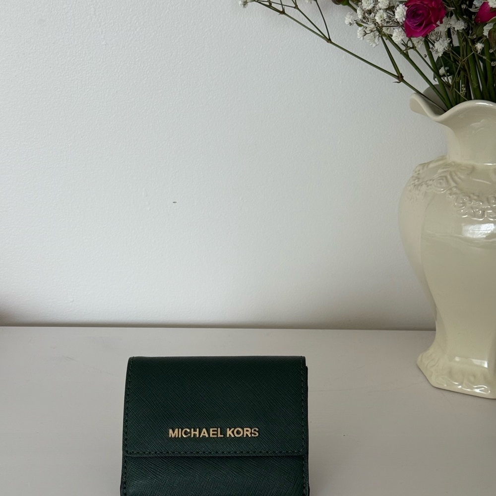 Michael Kors Dark Green Wallet